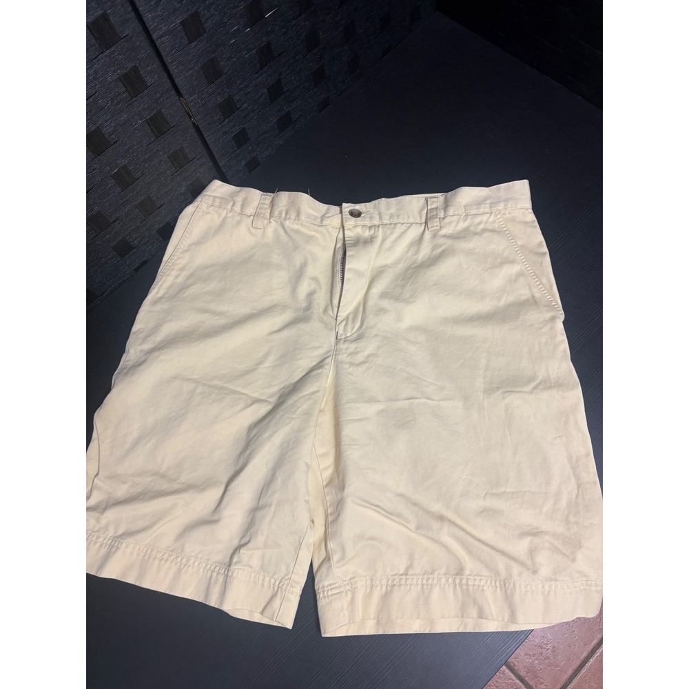Men's Lacoste khaki shorts tan size 48